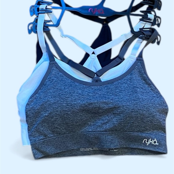 Ryka Women's White Sports Bra - Picture 3 of 10